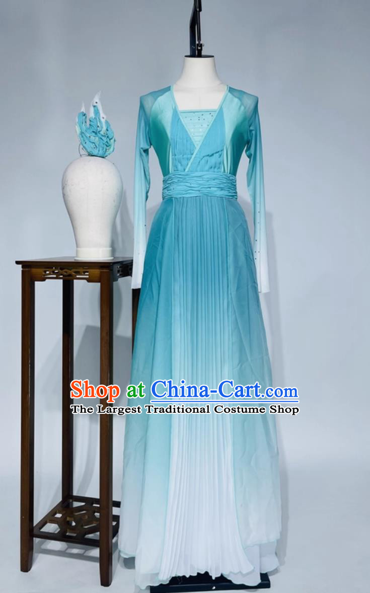 Classical Dance Performance Costume Chinese Women Stage Group Dance Attire