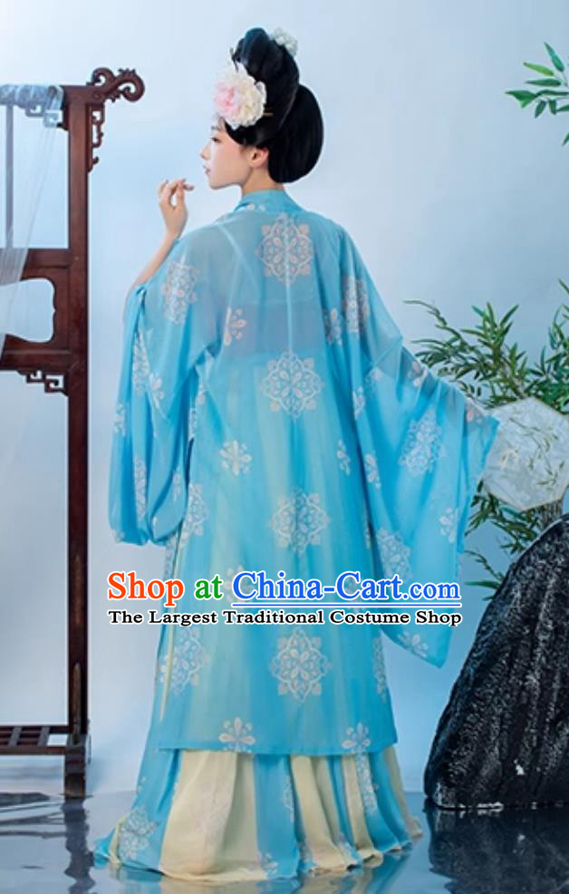 Chinese Style Hanfu Ancient Court Women Dress Tang Dynasty Hezi Qun