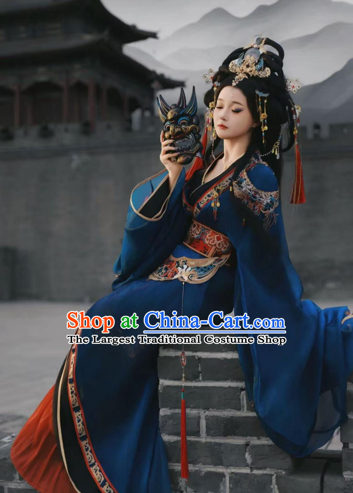 Chinese Hanfu Women Warring States Robe Wei Jin Southern Northern Dynasties Princess Dress Clothing