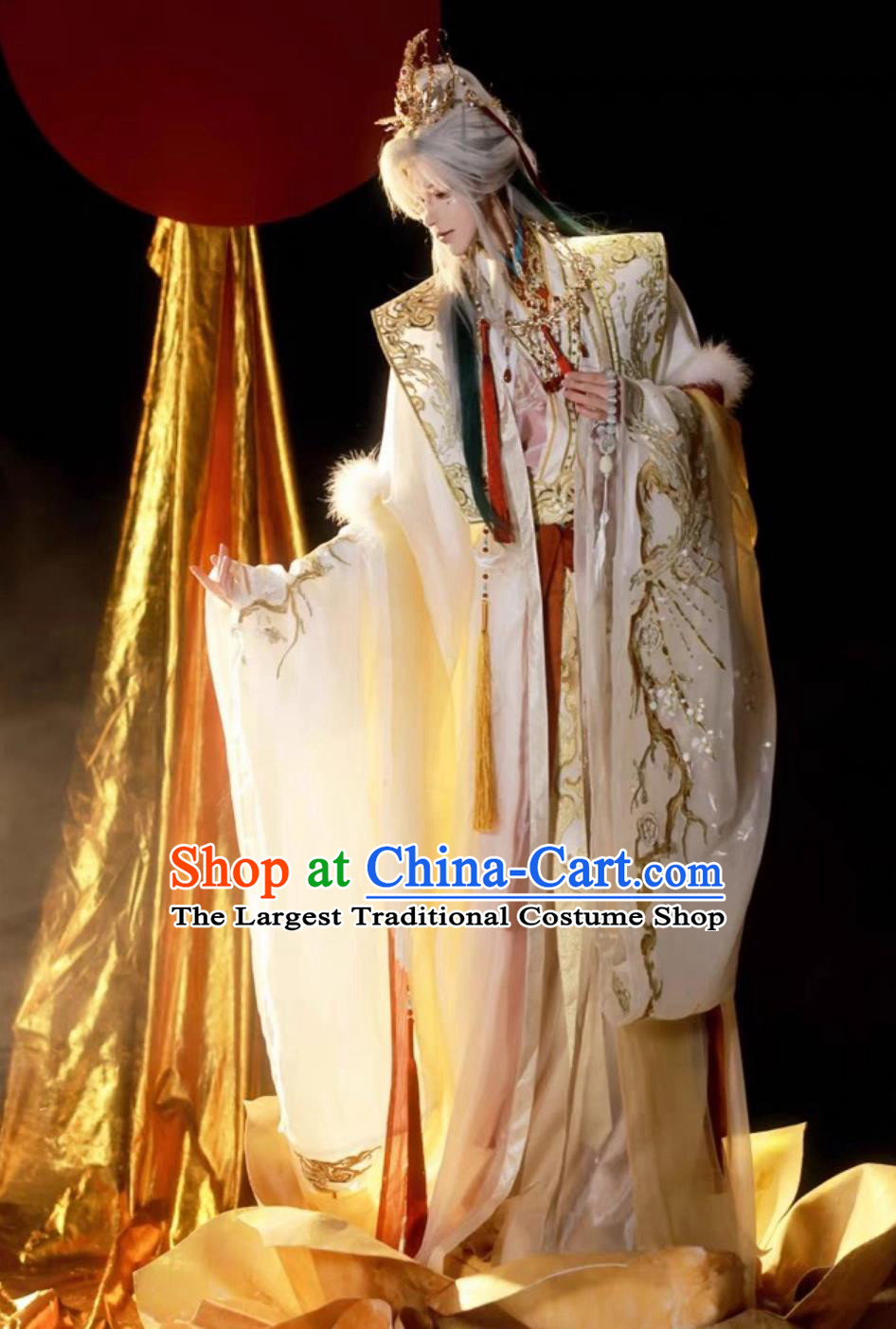 Traditional Legend Immortal Costume Male Hanfu Ancient Chinese Prince Clothing