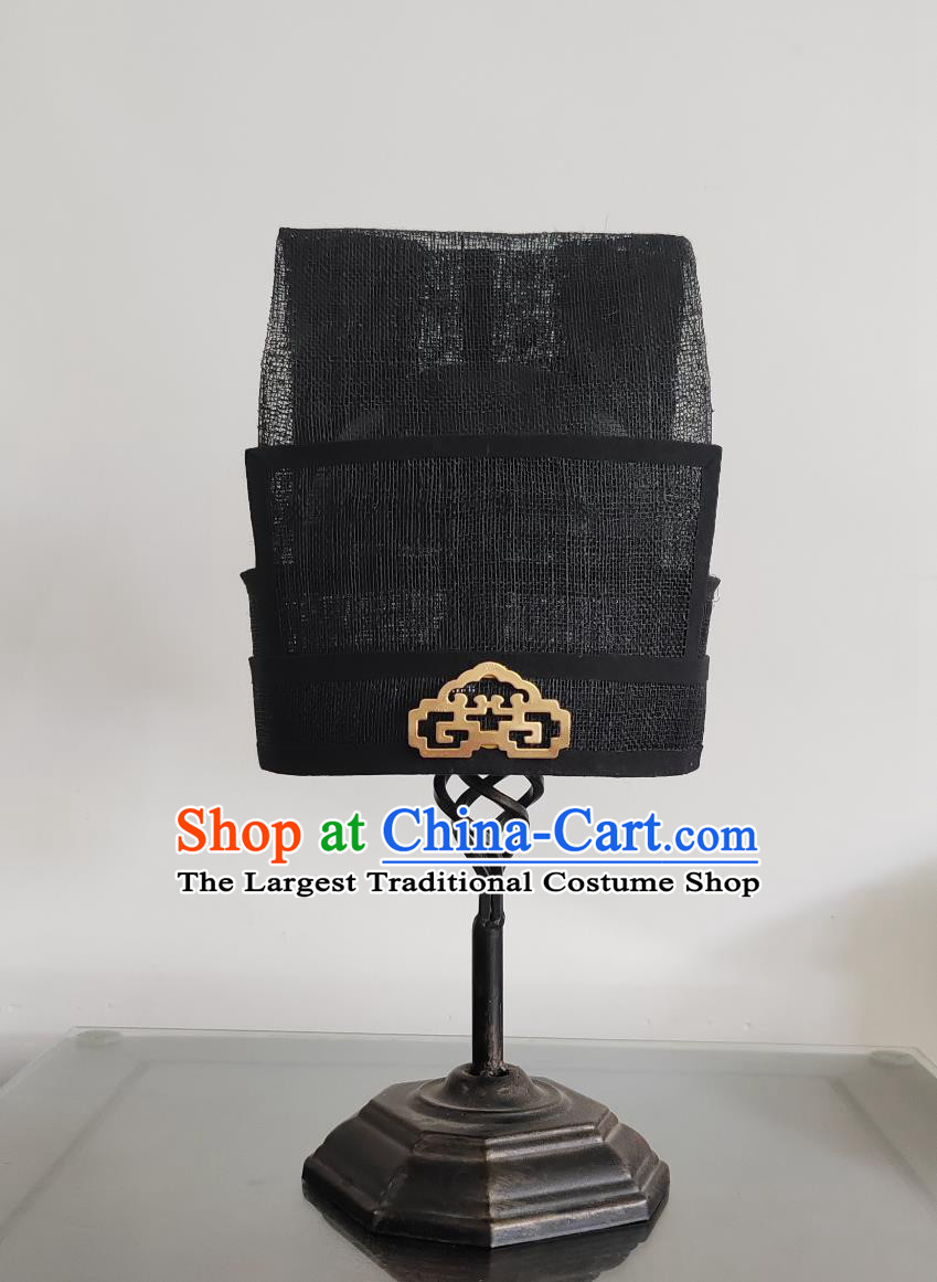 Tang Dynasty Crown Ancient Chinese Hat Wedding Ceremony Headpiece Stage Performance Historical Drama Headwear