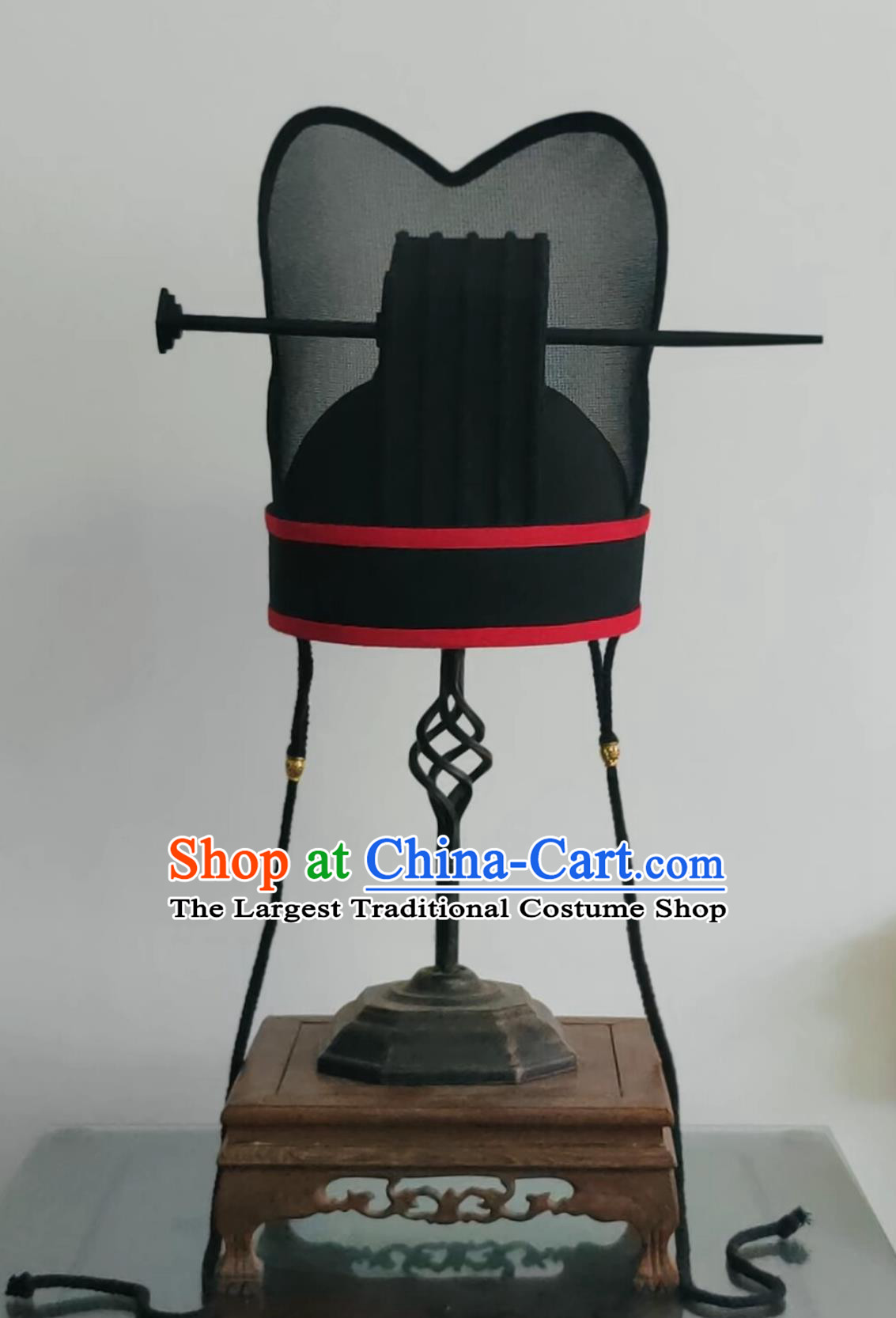 Tang Dynasty Jinxian Crown Ancient Chinese Official Hat Historical Costume Traditional Hanfu Headwear