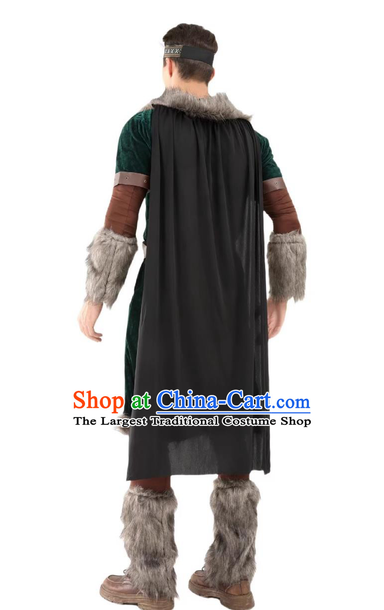 Medieval Viking Pirate Costume Halloween Cosplay Roleplay Performance Outfit