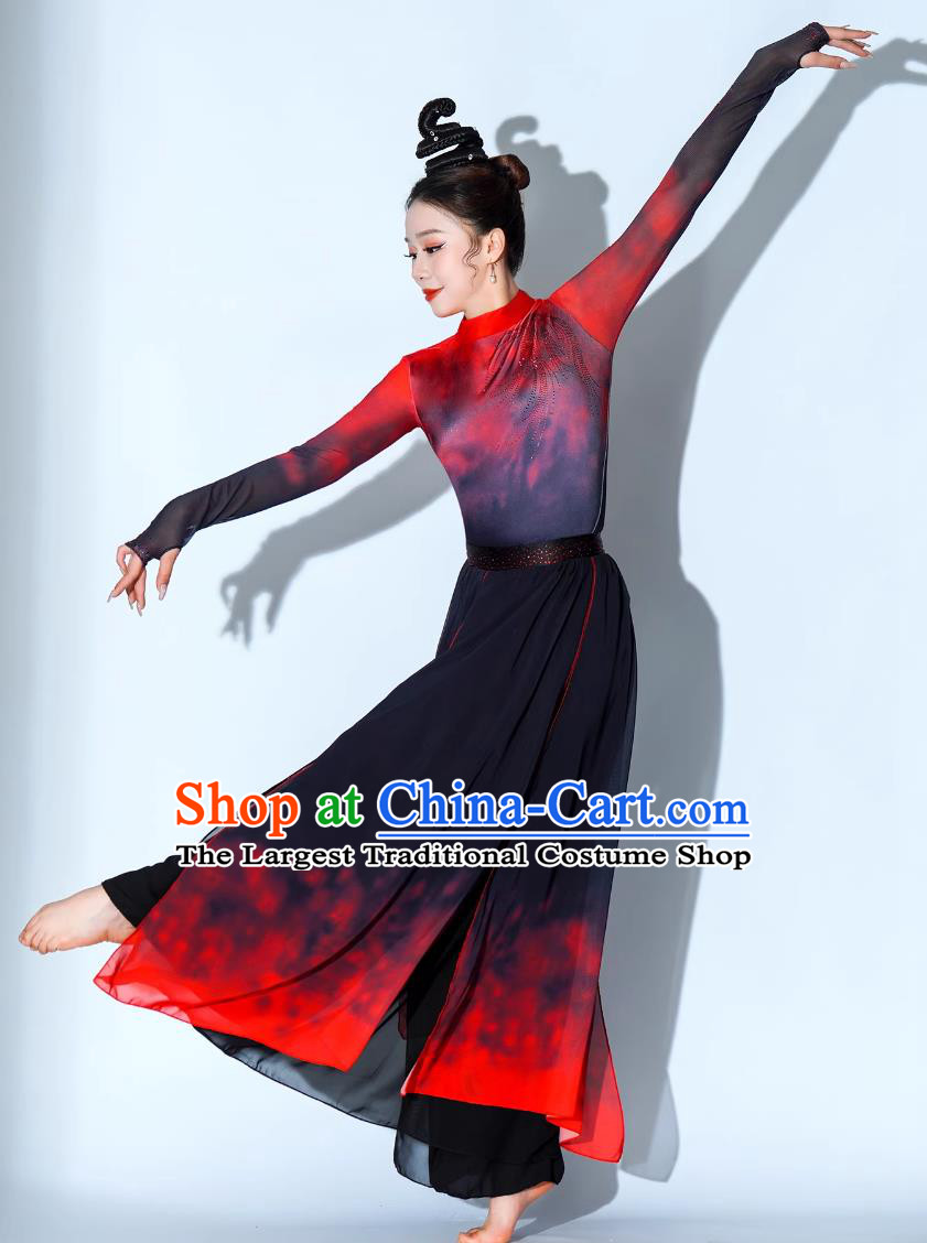 Xiang Wang Xing Dance Costume Chinese Classical Dance Fan Dance Clothing Jazz Dance Outfit