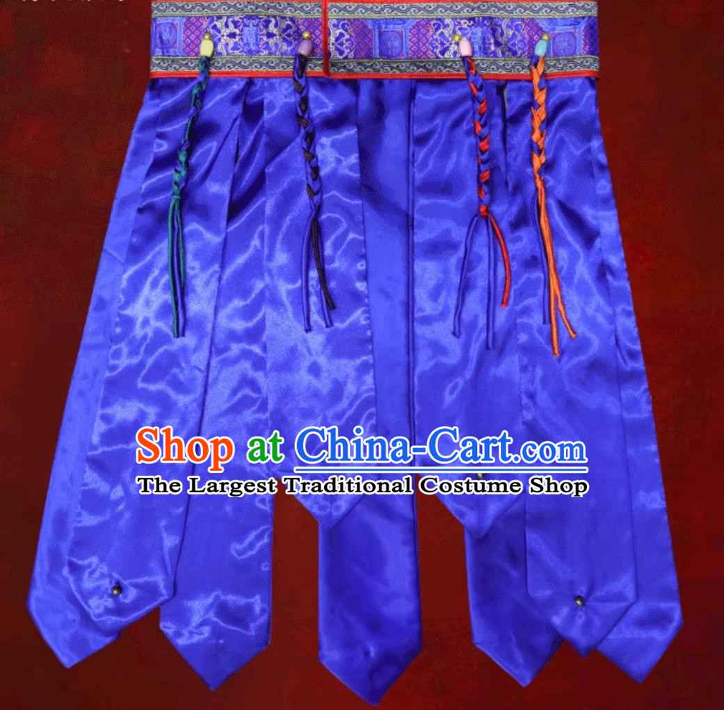 Mongolian Dance Belt Ethnic Bokh Wrestler Waist Multicolor Decoration Naadam Accessory