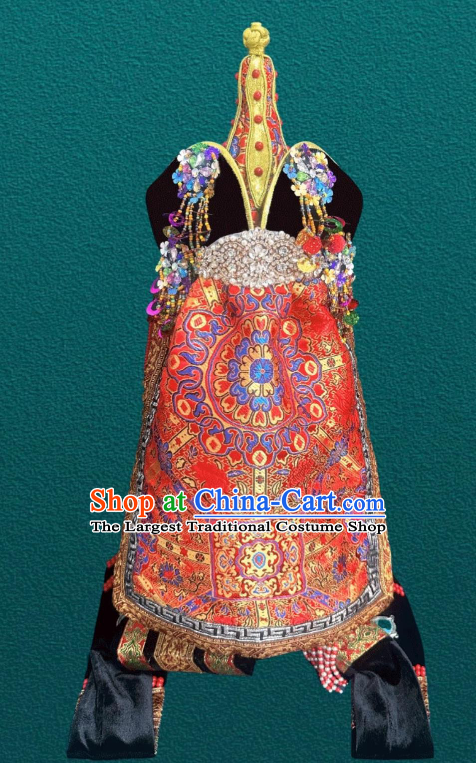 Ladies Mongolian Headpiece Chinese Mongolia Show Dance Performance Hair Accessory Princess Hat