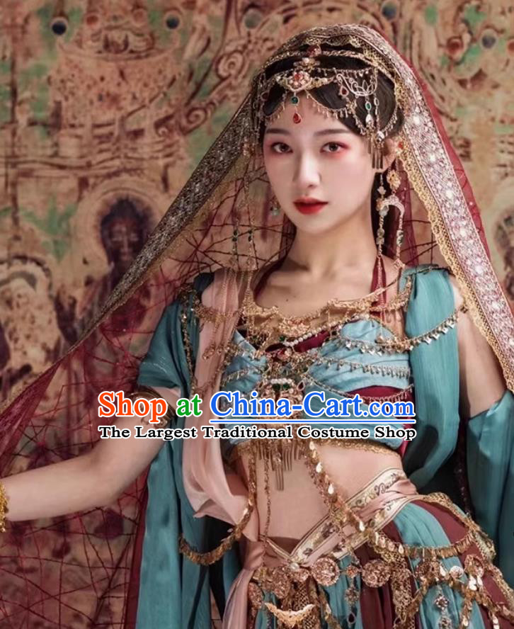 Dunhuang Feitian Performance Costume Chinese Classical Dance Women Dress Ancient Fairy Hanfu