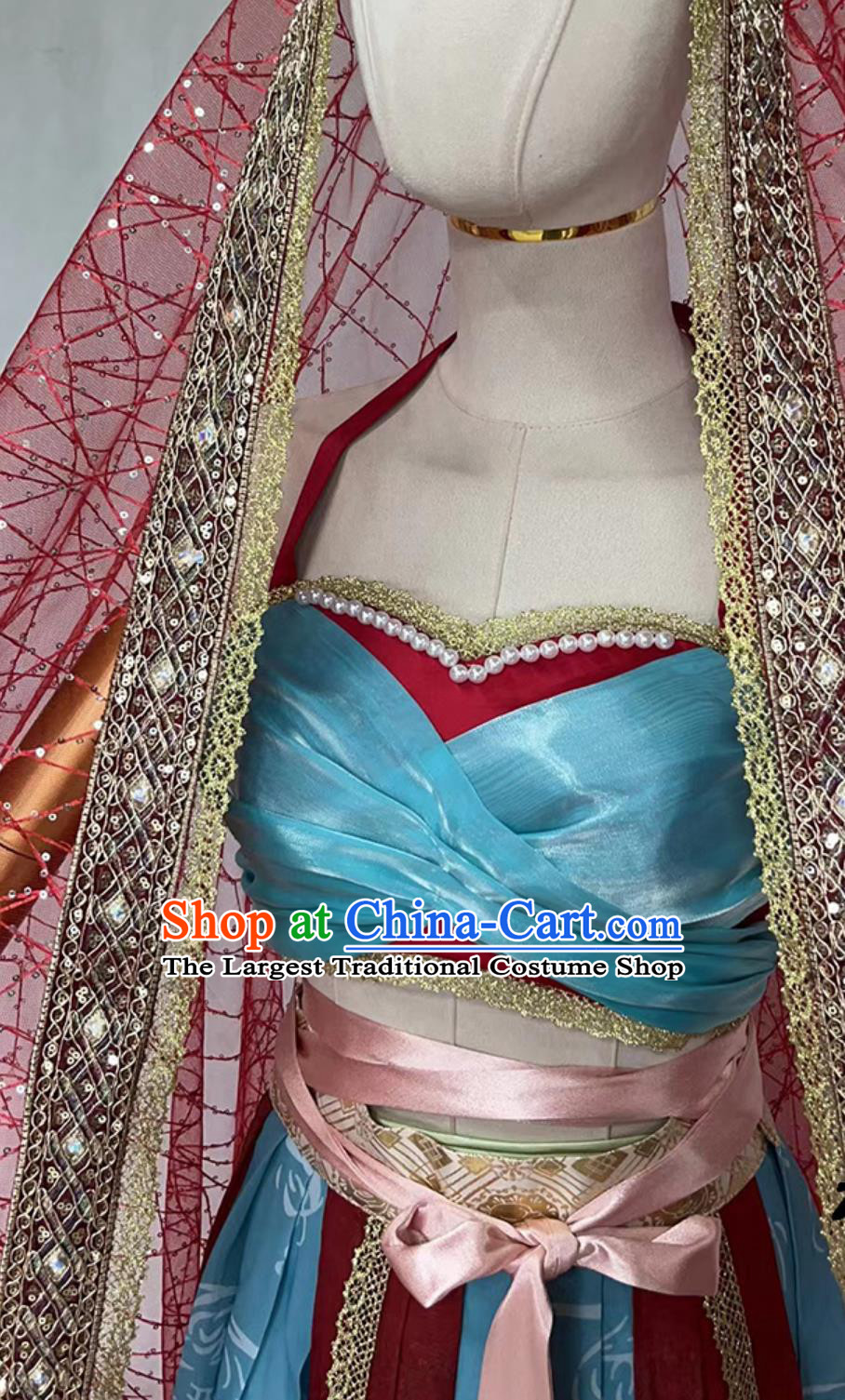 Dunhuang Feitian Performance Costume Chinese Classical Dance Women Dress Ancient Fairy Hanfu