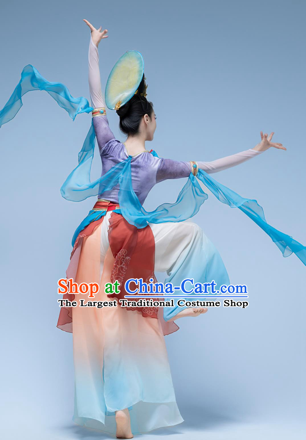 Dunhuang Group Dance Lianhua Same Style Feitian Dance Clothing Stage Performance Costume Pipa Song Dress