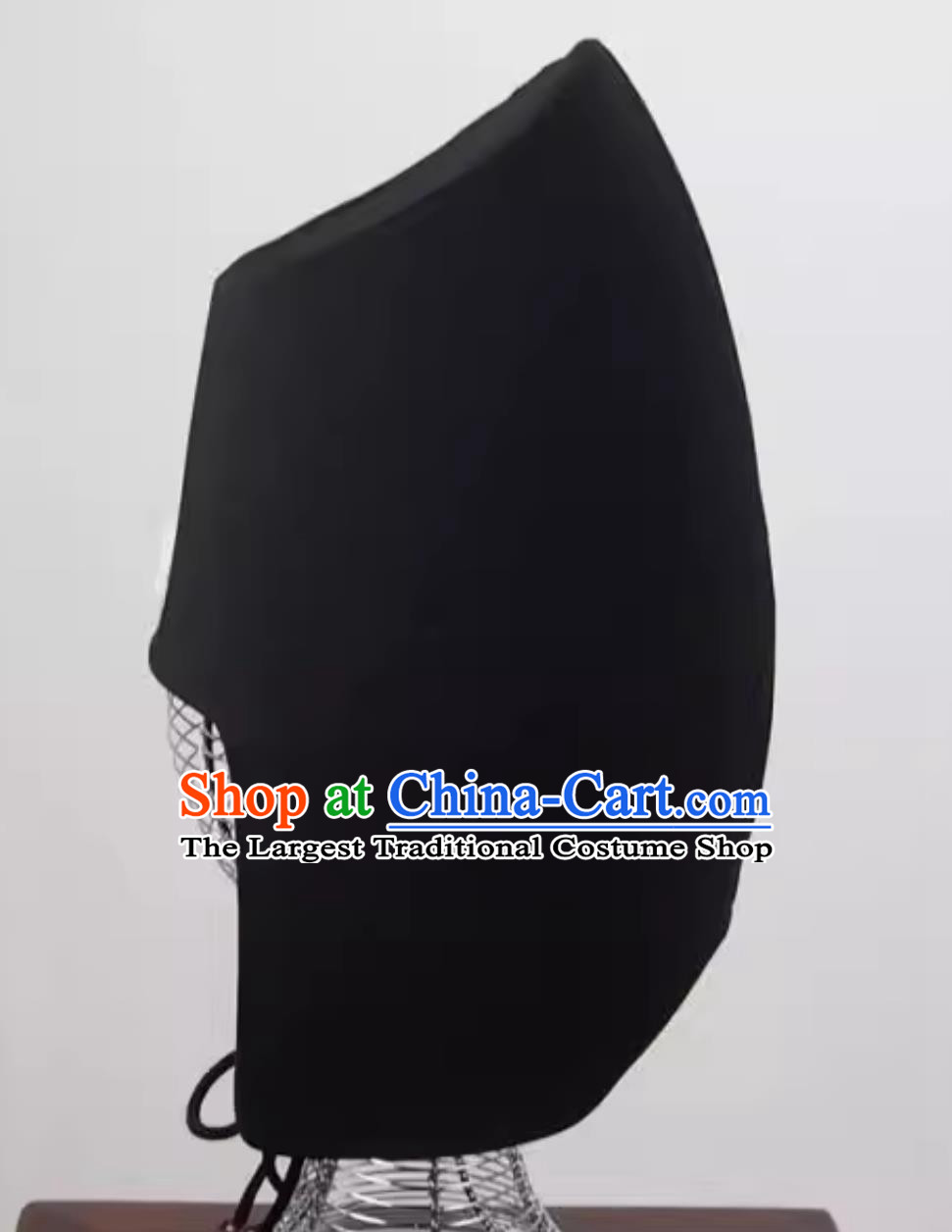 Handmade Stage Performance Headpiece Qin Dynasty Eunuch Hat Chinese Wei Jin Dynasties Crown