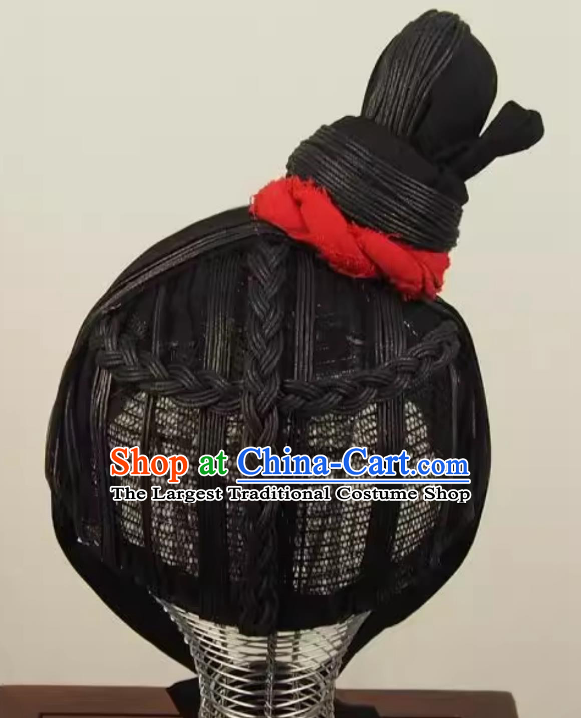 Qin Dynasty Terracotta Warrior Headgear Cuju Polo Performance Hat Chinese Warring States Soldier Black Helmet