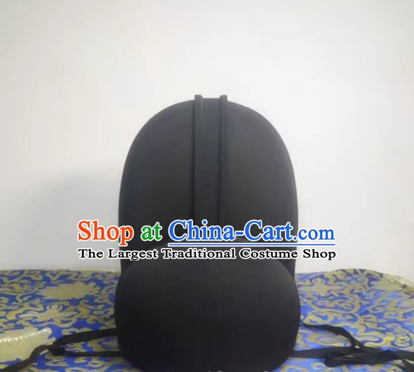 Chinese Ming Dynasty Futou Headwear Traditional Hanfu Hat Matching Cross Collar Robe Feiyu Uniform Official Hat