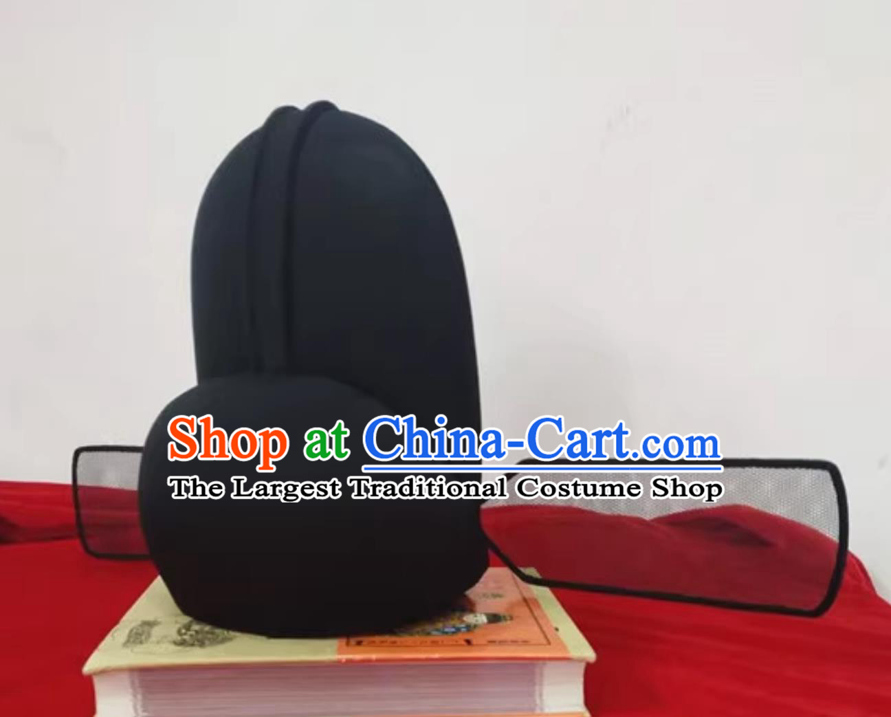 Ming Dynasty Wedding Hat Ancient Tall Official Headwear Chinese Hanfu Accessory Matching Python Robe Headwear