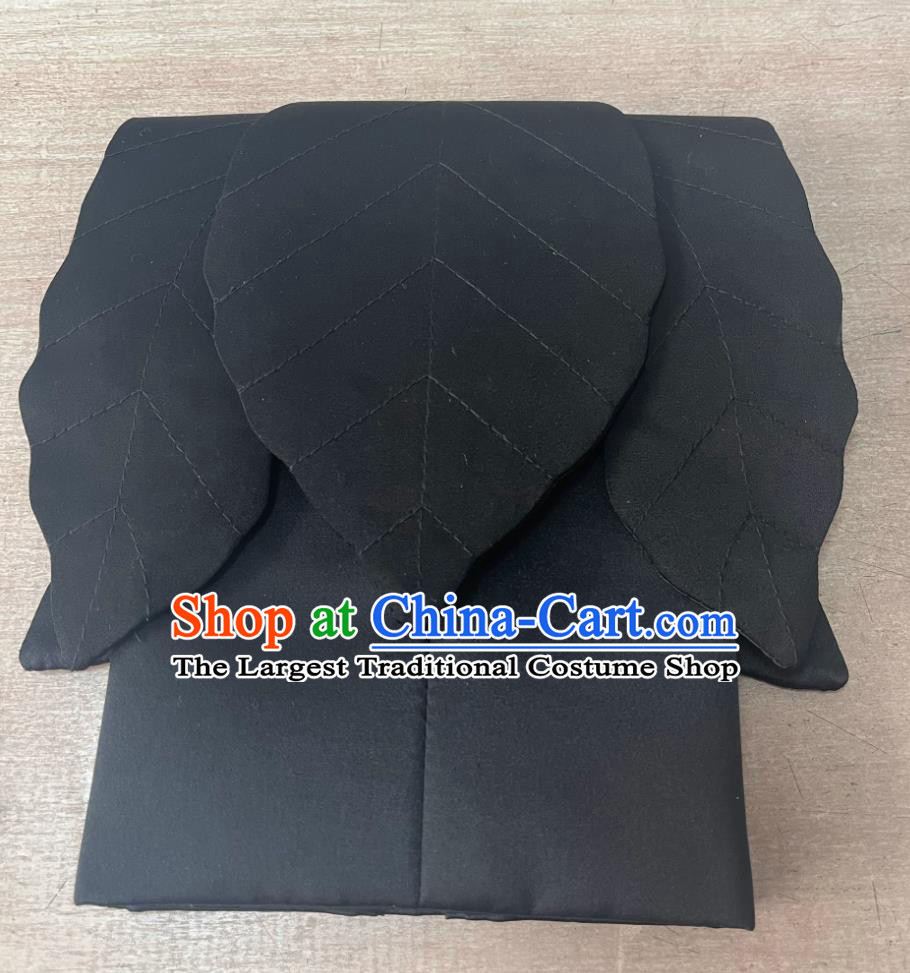 Traditional Chinese Headwear Palm Leaf Scarf Traditional Rusui Headpiece Reproduction Hanfu Accessory for Men