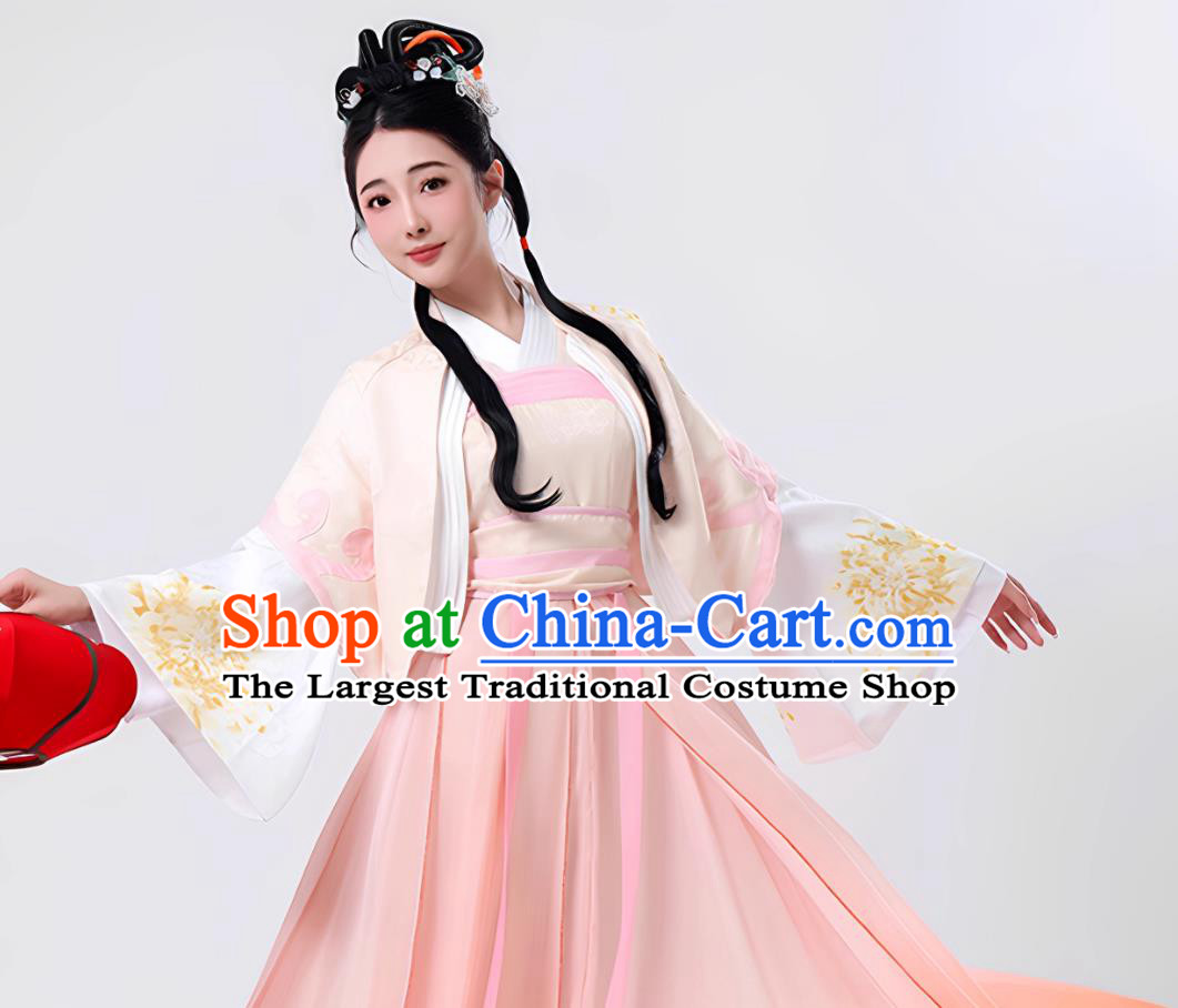 Divine Horse Auspicious Clouds Henan Spring Gala Dance Clothing Chinese Han Tang Flower Hairpin Group Dance Classical Performance Costume