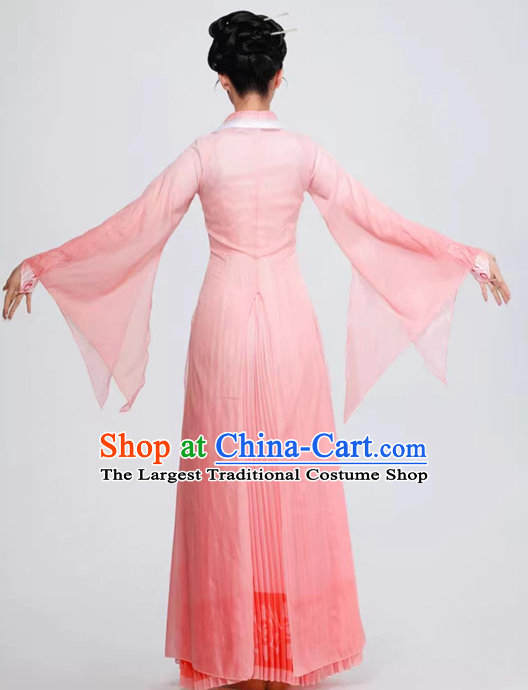 Women Fan Group Dance Lotus Award Pink Attire How Can One Not Recall Jiangnan Classical Dance Performance Costume