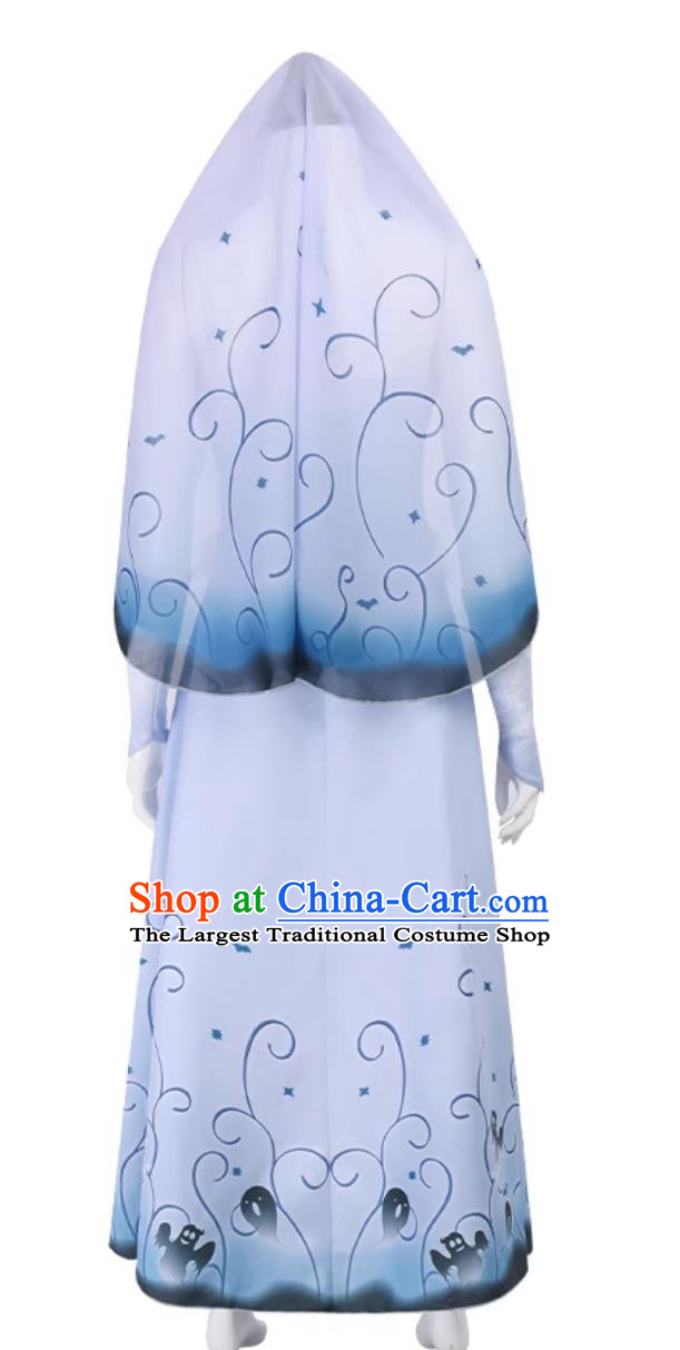 Corpse Cosplay Costume Bride Dress Cosplay Ghost Clothing for Women
