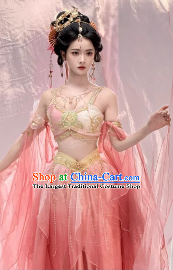 Exotic Western Region Dunhuang Flying Apsaras Dress Chinese Style Maiden Hanfu