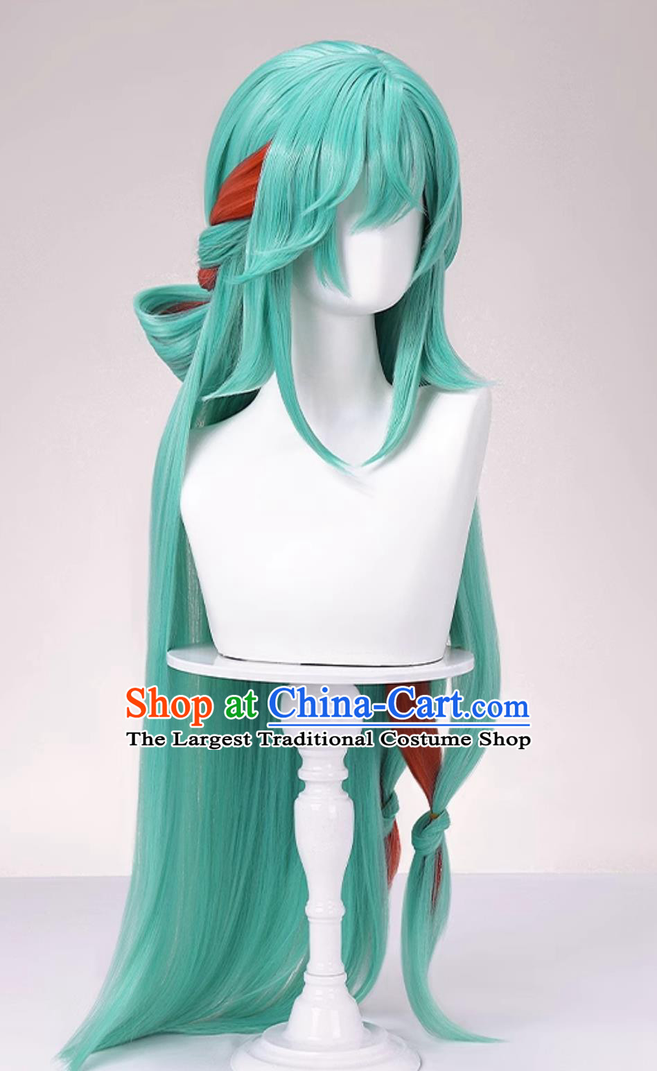 Honor Of Kings Shao Siyuan Original Cosplay Wig Bow Simulated Hair Halloween Hairpiece