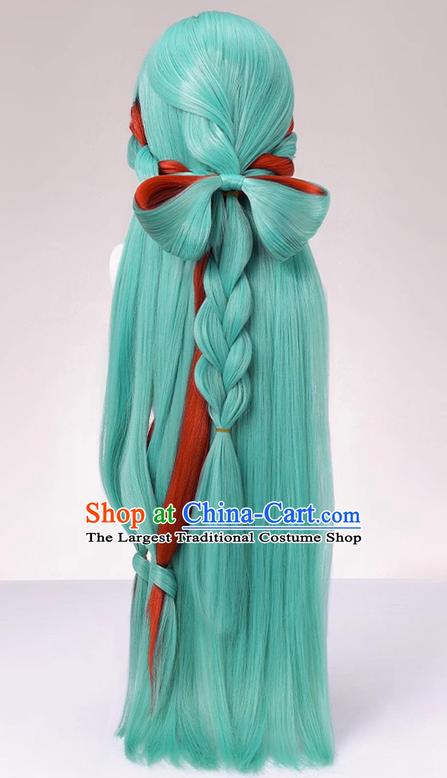 Honor Of Kings Shao Siyuan Original Cosplay Wig Bow Simulated Hair Halloween Hairpiece