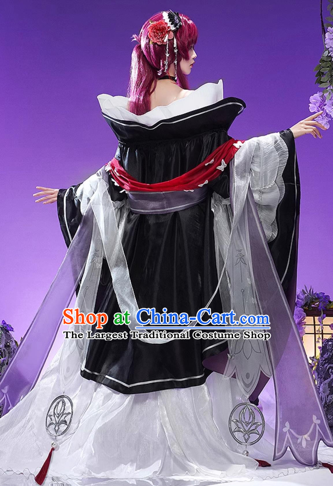 Honkai Star Rail Cosplay Costume Flower Rhyme Immortal Dance Kafka Cosplay Womens Wear Halloween Dress