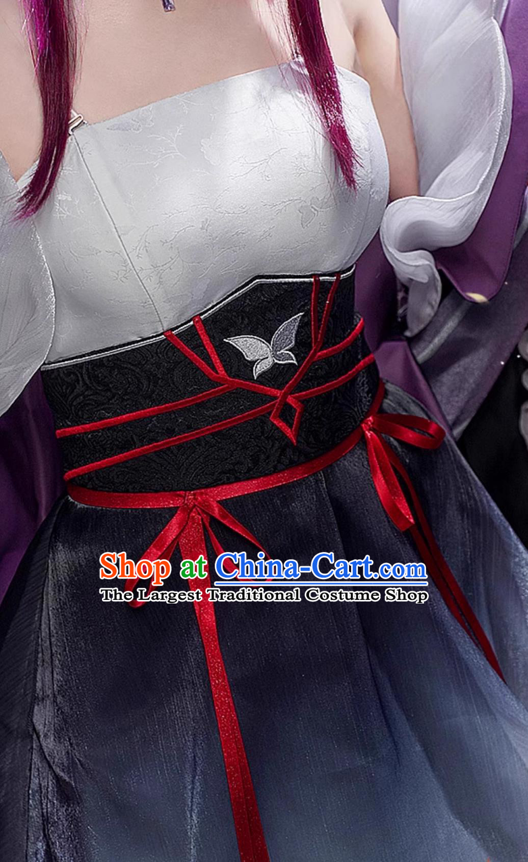 Honkai Star Rail Cosplay Costume Flower Rhyme Immortal Dance Kafka Cosplay Womens Wear Halloween Dress