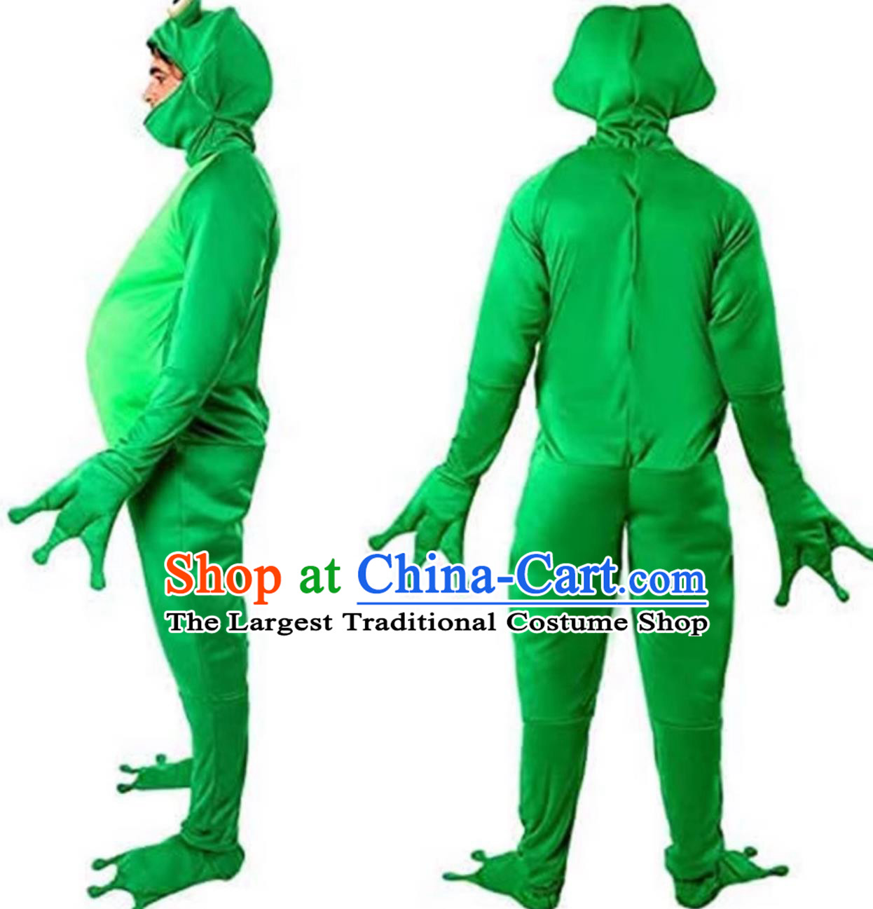 Frog Cosplay Costume Cos Green Frog Jumpsuit