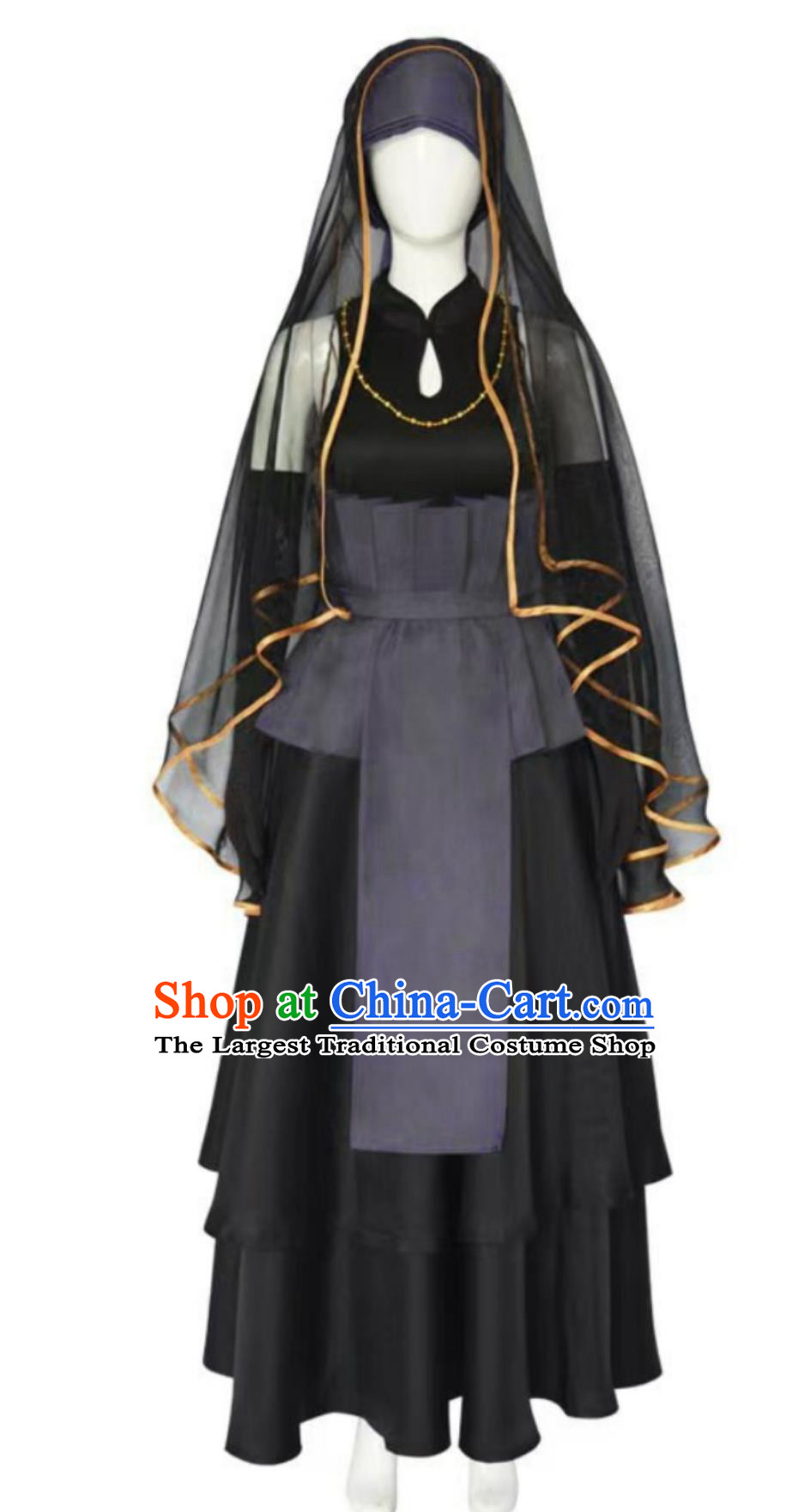 Naruto Cosplay Hyuga Hinata Black Kimono Wedding Dress Performance Costume Anime Long Gown
