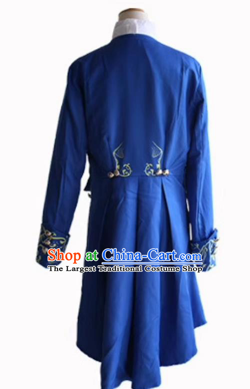 Blue Prince Outfit Set England UK Replica Royal Vintage Court Performance Costume