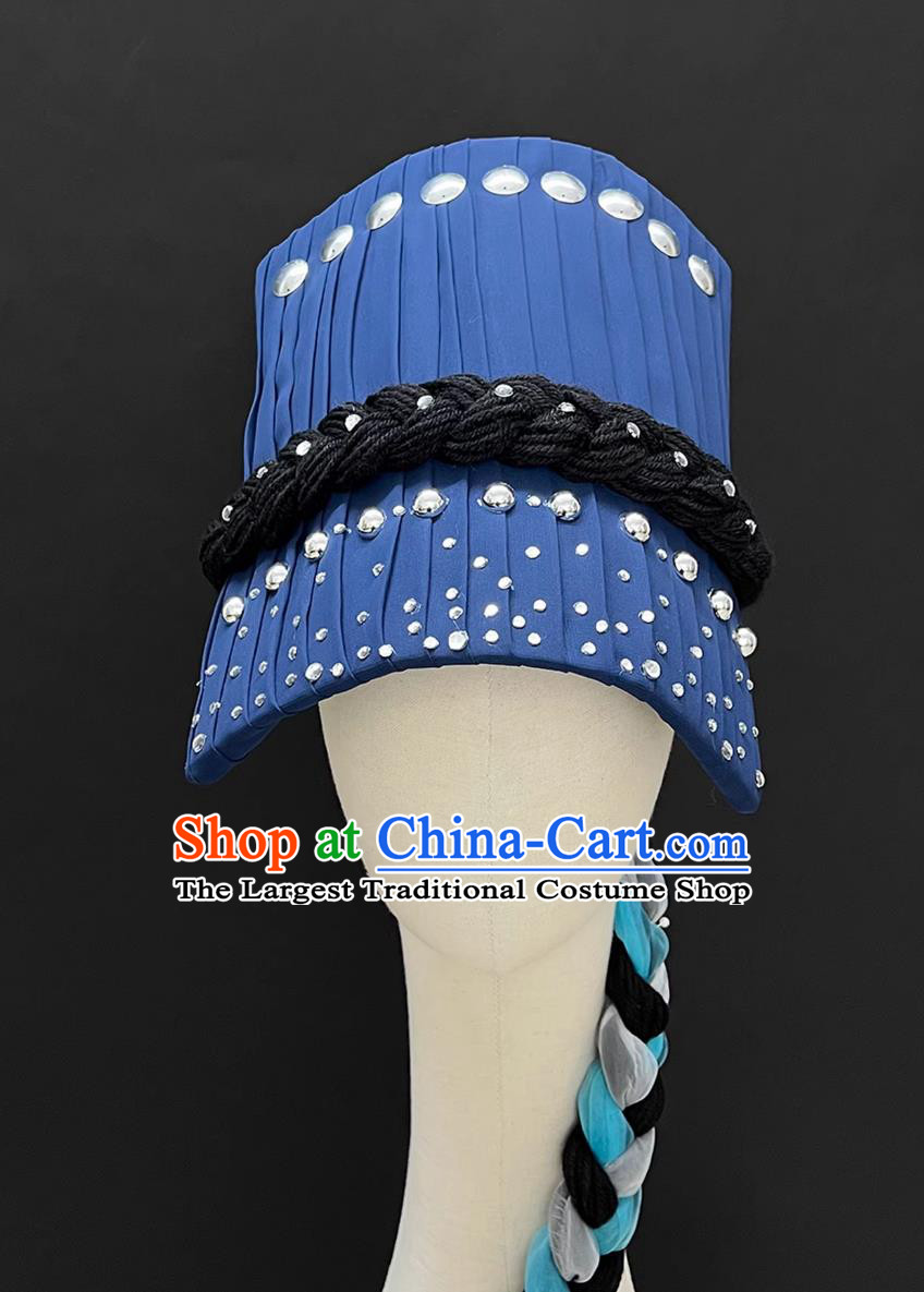 Mountain Whisperer Yi Ethnic Dance Hat Chinese Minority Headdress Accessories